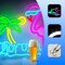 Summer Tropical Flamingo & Palm Tree Neon Light – Summer Wall Decor Beer Bar Sign for Home Bars, Man Caves, & Pool Parties – Dimmable LED Sun & Beer Neon Sign